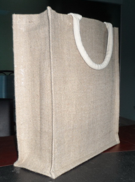 Jute shopping bag