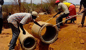 Rural road upgrading in Kitui
